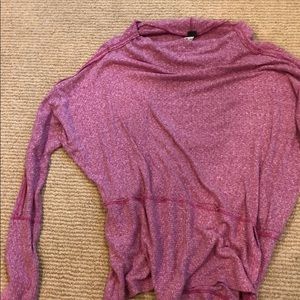 free people purple long sleeve